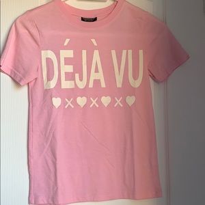 ✨3 FOR $25✨ TOPSHOP Pink Graphic T-shirt